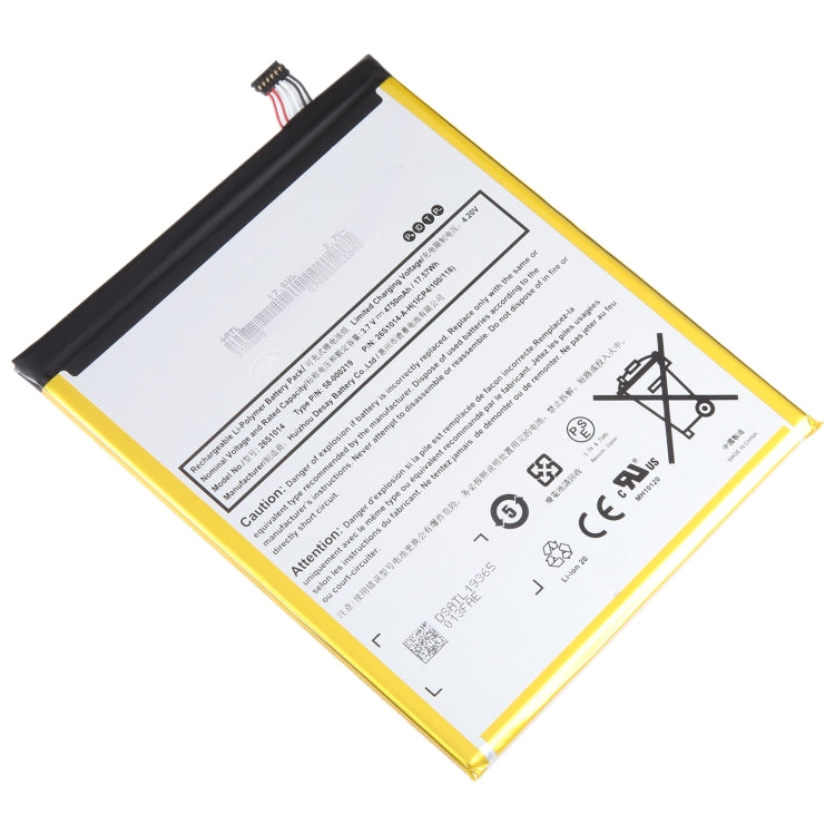 26S1014 4750mAh Battery Replacement For Amazon kindle Fire 8 7 SX0340T - Others by buy2fix | Online Shopping UK | buy2fix