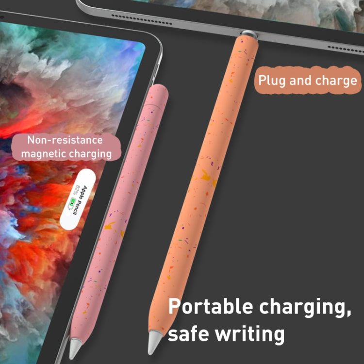 For Apple Pencil 1 LOVE MEI Luminous Silicone Protective Pen Case(Orange) - Pencil Accessories by LOVE MEI | Online Shopping UK | buy2fix