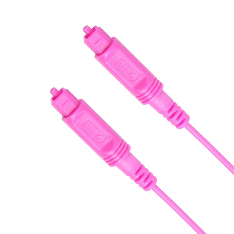 25m EMK OD2.2mm Digital Audio Optical Fiber Cable Plastic Speaker Balance Cable(Pink) - Audio Optical Cables by EMK | Online Shopping UK | buy2fix