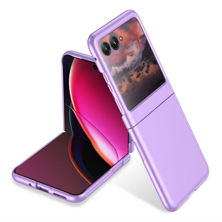 For Motorola Razr 40 Ultra GKK Ultra-thin Full Coverage Phone Case(Purple) - Motorola Cases by GKK | Online Shopping UK | buy2fix