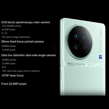 vivo X90s 5G,Triple Back Cameras, 12GB+512GB, Face ID Screen Fingerprint Identification, 6.78 inch Android 13.0 OriginOS 3 Dimensity 9200+ Octa Core, NFC, OTG, Network: 5G, Support Google Play(Green) - vivo by vivo | Online Shopping UK | buy2fix