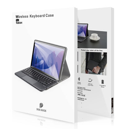 For Samsung Galaxy Tab S9+ DUX DUCIS TK Series Wireless Bluetooth Keyboard Tablet Case(Black) - Samsung Keyboard by DUX DUCIS | Online Shopping UK | buy2fix