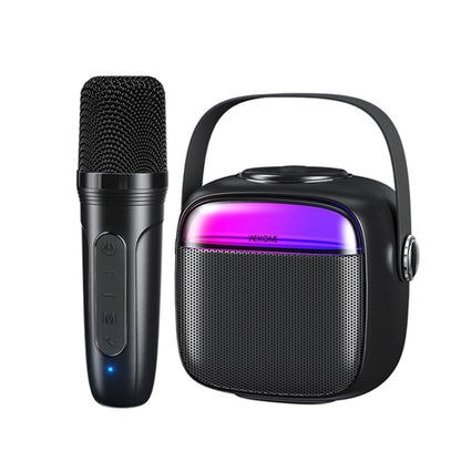 WK D43 Mini Karaoke Bluetooth Speaker(Black) - Microphone by WK | Online Shopping UK | buy2fix