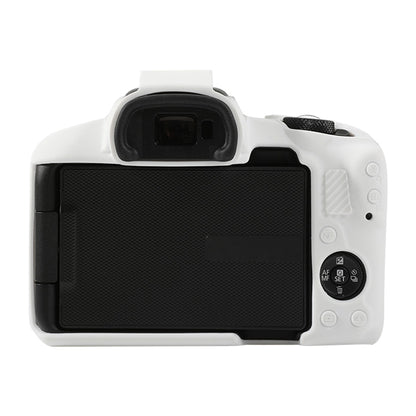 For Canon EOS R50 Soft Silicone Protective Case(White) - Protective Case by buy2fix | Online Shopping UK | buy2fix