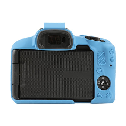 For Canon EOS R50 Soft Silicone Protective Case(Dark Blue) - Protective Case by buy2fix | Online Shopping UK | buy2fix