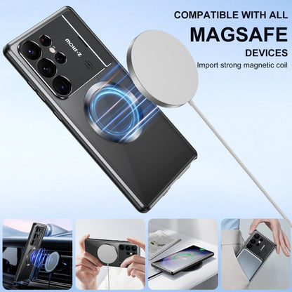 For Samsung Galaxy S21 Ultra 5G Aromatherapy Holder Single-sided MagSafe Magnetic Phone Case(Black) - Galaxy S21 Ultra 5G Cases by buy2fix | Online Shopping UK | buy2fix