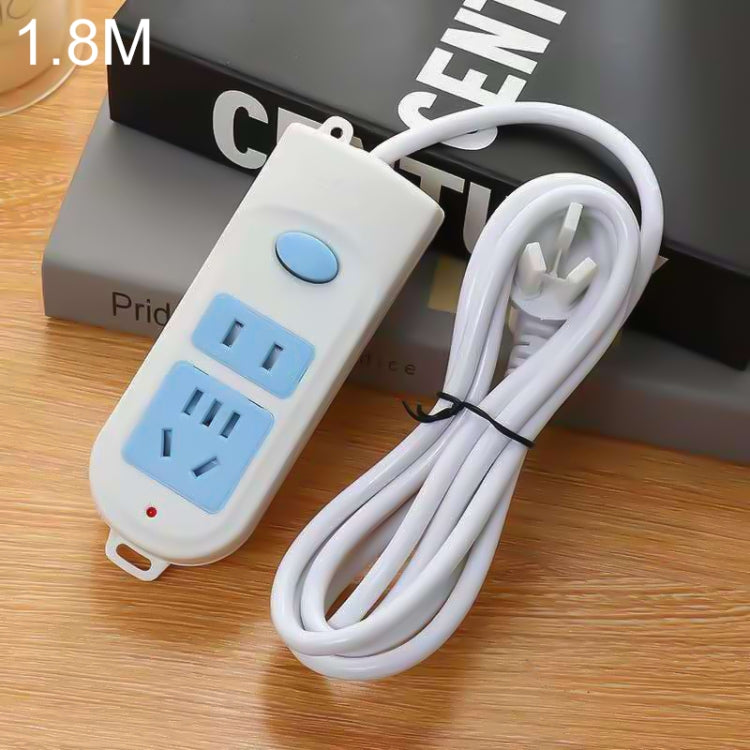 Anti-electric Shock Desk Power Strip Socket 2-position 1.8m, CN Plug - Extension Socket by buy2fix | Online Shopping UK | buy2fix