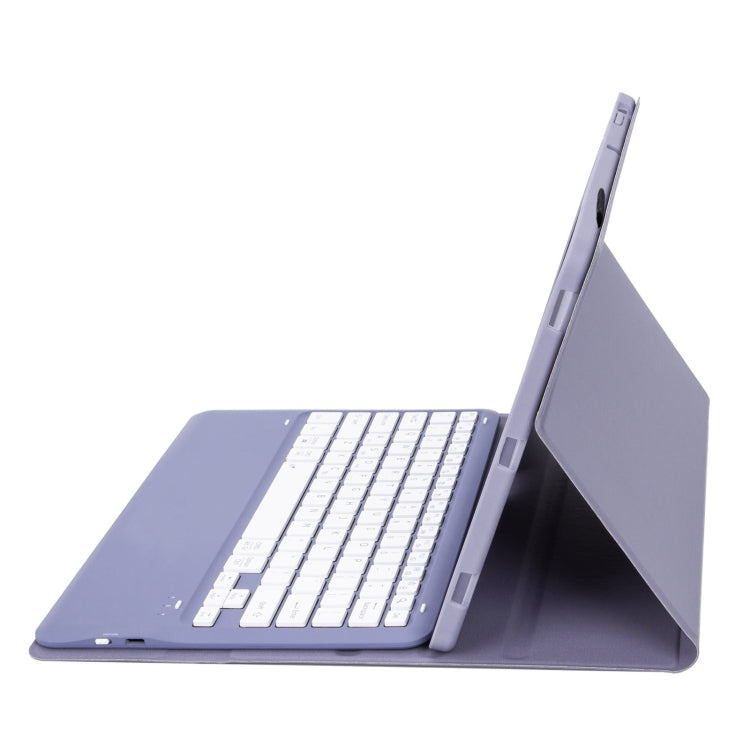 For Honor MagicPad 13 AH16 TPU Ultra-thin Detachable Bluetooth Keyboard Tablet Leather Case(Purple) - Huawei Keyboard by buy2fix | Online Shopping UK | buy2fix