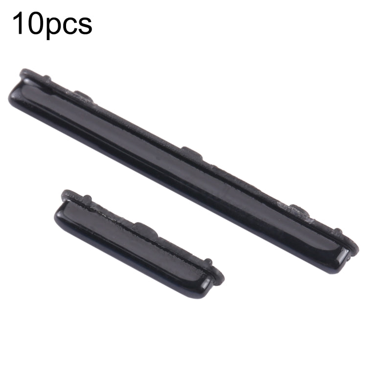 For Samsung Galaxy A40 SM-A405 10pcs Power Button + Volume Control Button(Black) - Home key & Side Key by buy2fix | Online Shopping UK | buy2fix