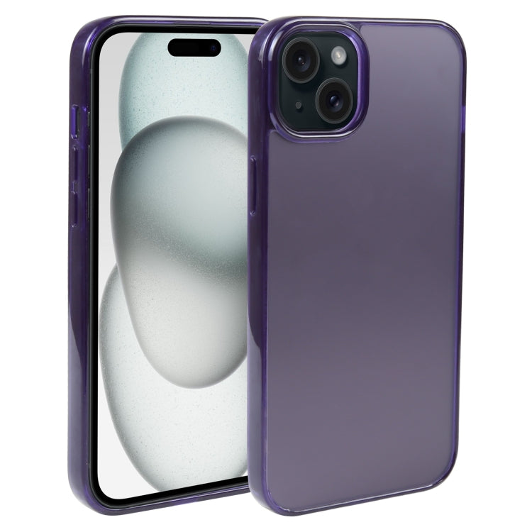 For iPhone 15 Plus GEBEI Acrylic Phone Case(Purple) - iPhone 15 Plus Cases by GEBEI | Online Shopping UK | buy2fix