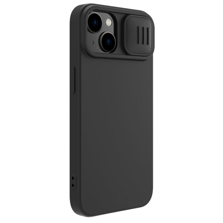 For iPhone 15 Plus NILLKIN CamShield Liquid Silicone Phone Case(Black) - iPhone 15 Plus Cases by NILLKIN | Online Shopping UK | buy2fix