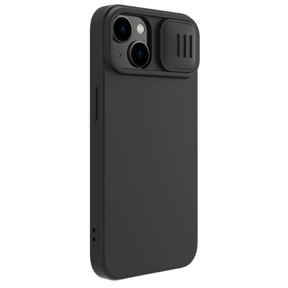 For iPhone 15 Plus NILLKIN CamShield Liquid Silicone Phone Case(Black) - iPhone 15 Plus Cases by NILLKIN | Online Shopping UK | buy2fix