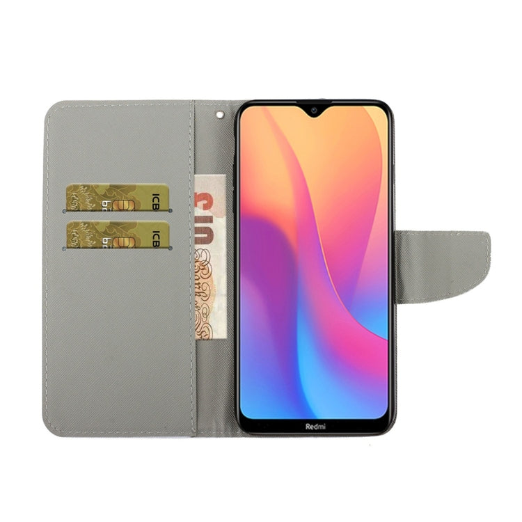 For Xiaomi Redmi 9A 3D Colored Drawing Horizontal Flip PU Leather Case with Holder & Card Slots & Wallet(Jade Butterfly) - Xiaomi Cases by buy2fix | Online Shopping UK | buy2fix