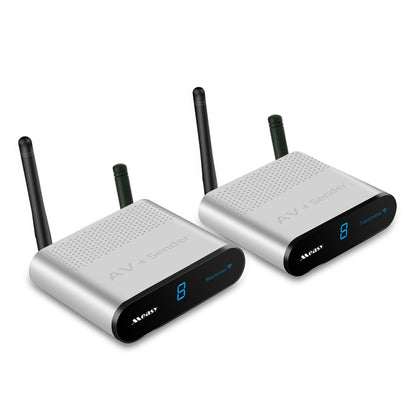 Measy AV230-2 2.4GHz Set-top Box Wireless Audio / Video Transmitter + 2 Receiver, Transmission Distance: 300m, UK Plug - Consumer Electronics by Measy | Online Shopping UK | buy2fix