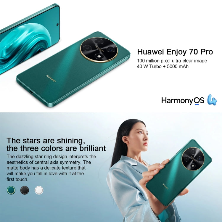 HUAWEI Enjoy 70 Pro, 8GB+128GB, Side Fingerprint Identification, 6.7 inch HarmonyOS 4.0 Qualcomm Snapdragon 680 Octa Core 2.4GHz, Network: 4G, OTG, Not Support Google Play(White) - Huawei Mate & P by Huawei | Online Shopping UK | buy2fix