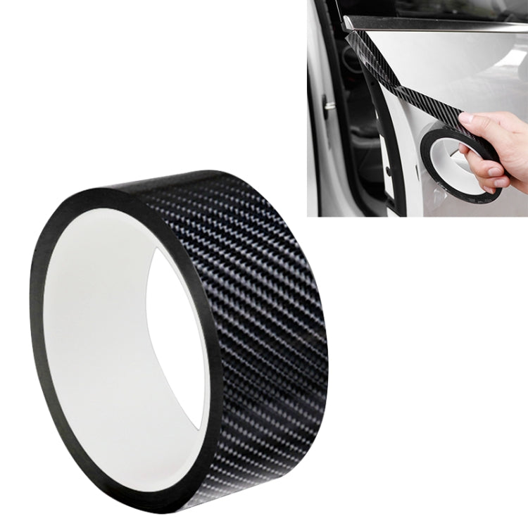 Universal Car Carbon Fiber Door Anti-collision Strip Protection Guards Trims Stickers Tape, Size:3cm x 3m - Anti Collision Sticker by buy2fix | Online Shopping UK | buy2fix