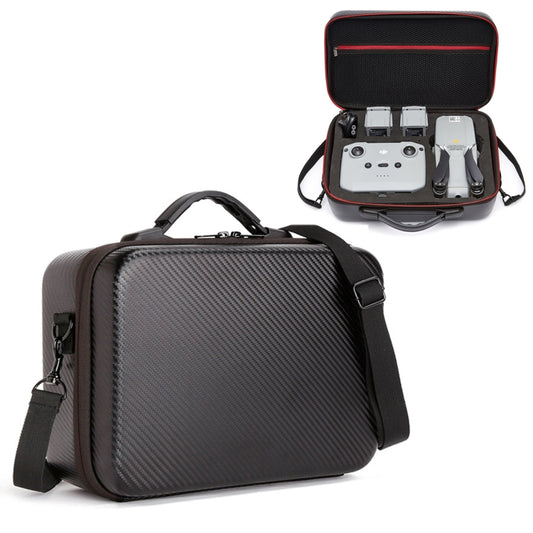 For DJI Mavic Air 2 Portable PU Shoulder Storage Bag Protective Box(Black) - DJI & GoPro Accessories by buy2fix | Online Shopping UK | buy2fix