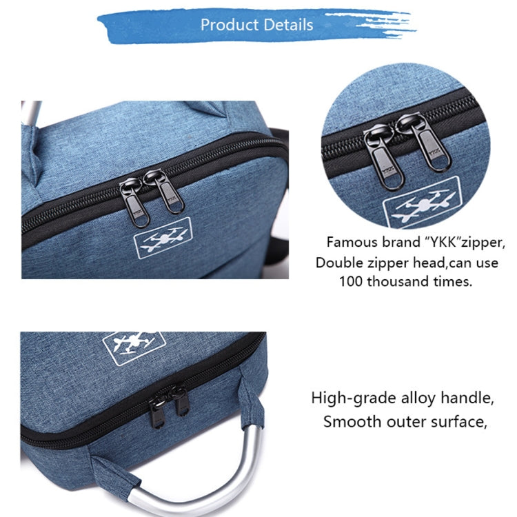 For DJI Mavic Air 2 Portable Oxford Cloth Shoulder Storage Bag Protective Box(Blue Black) - DJI & GoPro Accessories by buy2fix | Online Shopping UK | buy2fix
