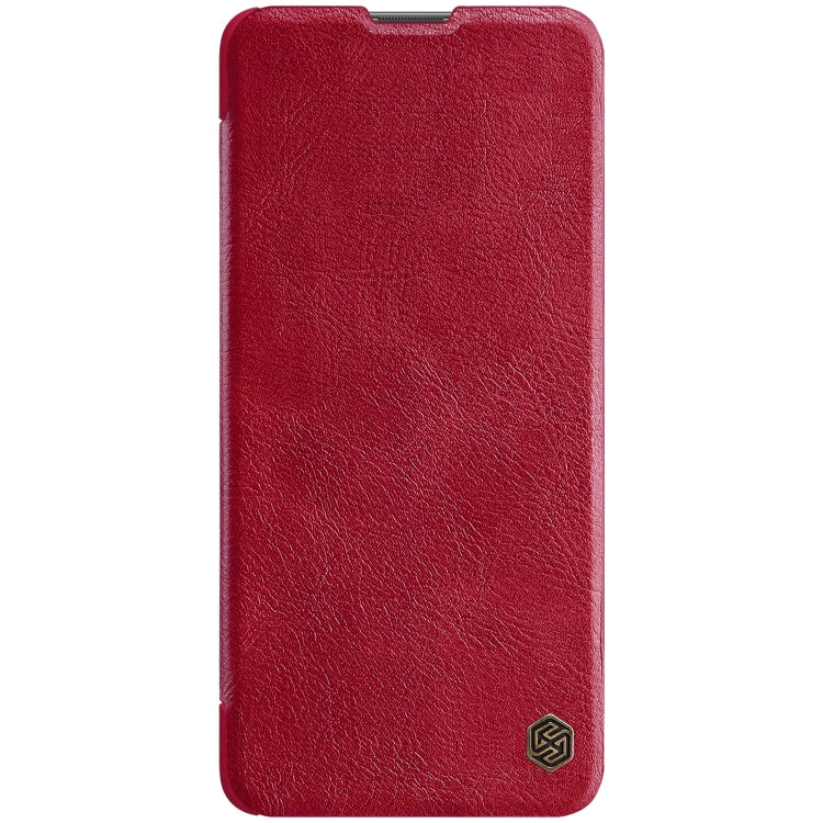 For Samsung Galaxy M51 NILLKIN QIN Series Crazy Horse Texture Horizontal Flip Leather Case with Card Slot(Red) - Galaxy Phone Cases by NILLKIN | Online Shopping UK | buy2fix