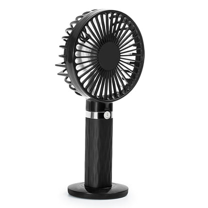 S8 Portable Mute Handheld Desktop Electric Fan, with 3 Speed Control (Black) - Consumer Electronics by buy2fix | Online Shopping UK | buy2fix