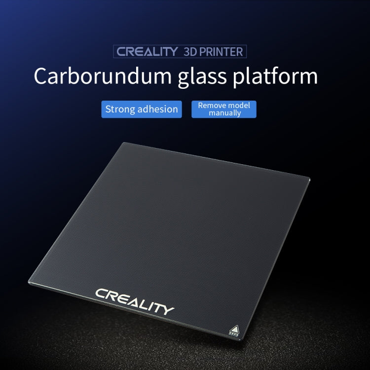 Creality Carborundum Glass Plate Platform Heated Bed Build Surface for Ender-3 3D Printer Part - Parts by Creality | Online Shopping UK | buy2fix