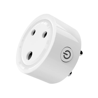 10A Mini Smart WiFi Socket Small South Africa / India Plug Remote Control Timer Switch Electrical Power Adapter with Alexa - Consumer Electronics by buy2fix | Online Shopping UK | buy2fix