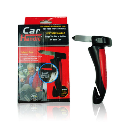 Car Cane Handle Portable Mobility Aid Flashlight Belt Cutter Glass Breaker Emergency Escape Tools - Emergency Hammer by buy2fix | Online Shopping UK | buy2fix