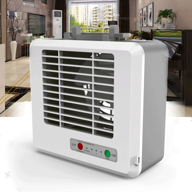 Portable Mini Silent Household Energy Saving Desktop Air Conditioner Fan Electric Air Cooler(White) - Consumer Electronics by buy2fix | Online Shopping UK | buy2fix