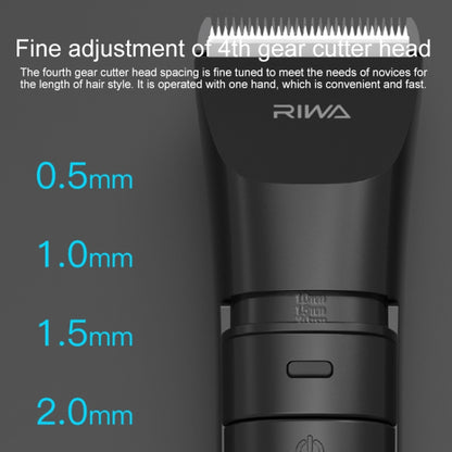 Original Xiaomi Youpin RIWA Electric Hair Clipper RE-6110 Full Body Washing Rechargeable Variable Speed Hair Trimmer(White) - Hair Trimmer by Xiaomi | Online Shopping UK | buy2fix