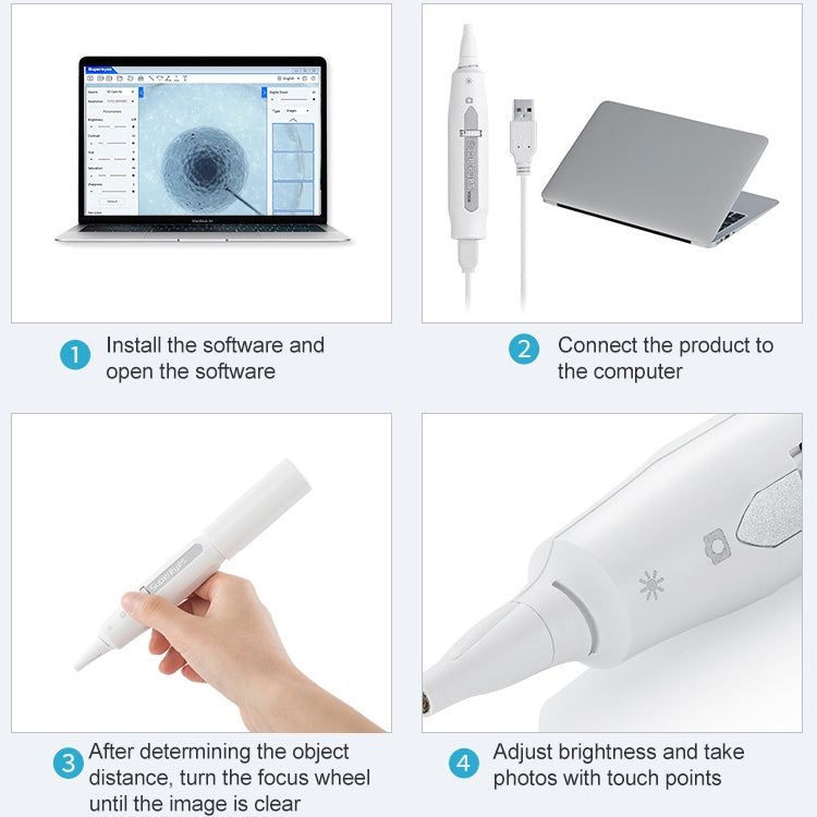 Supereyes Y008 Ear Nose Mouth Wireless Digital Electronic Endoscope - Ear Care Tools by Supereyes | Online Shopping UK | buy2fix