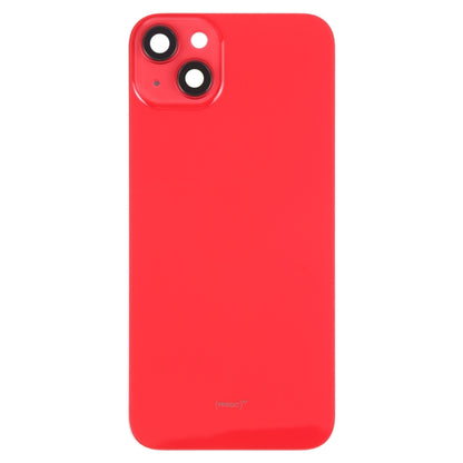 Glass Battery Back Cover with Holder for iPhone 14 Plus(Red) -  by buy2fix | Online Shopping UK | buy2fix