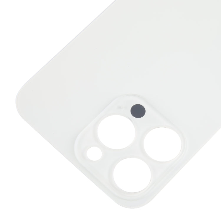 For iPhone 15 Pro Glass Battery Back Cover(White) -  by buy2fix | Online Shopping UK | buy2fix