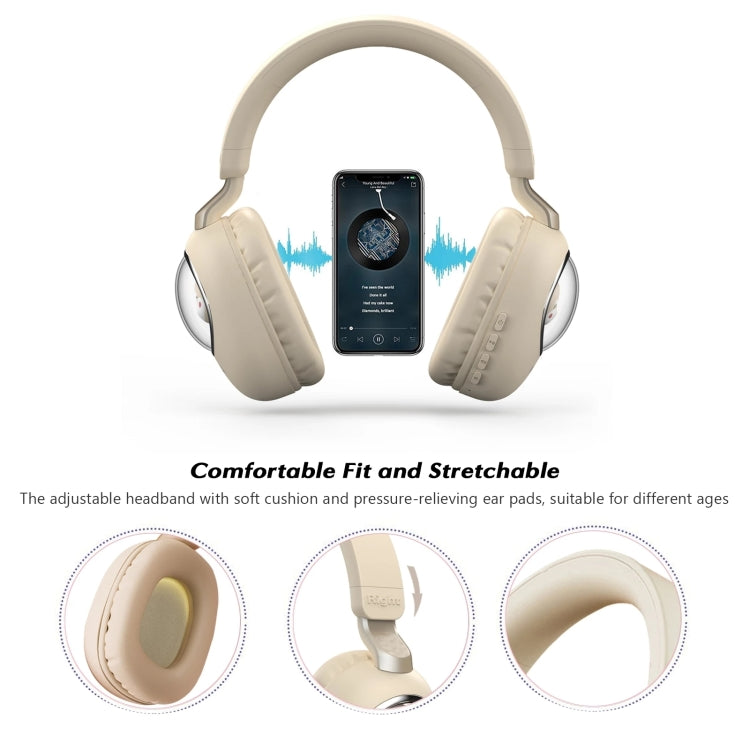 B4 RGB Cartoon Stereo Headset Wireless Bluetooth Headphones (Purple) - Apple Accessories by buy2fix | Online Shopping UK | buy2fix