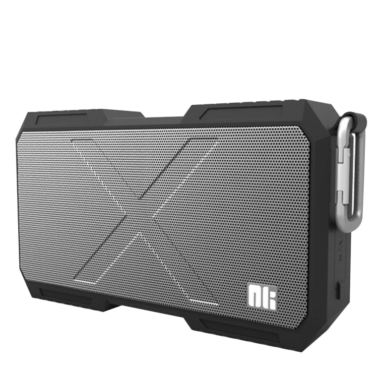 NILLKIN X-Man Portable Outdoor Sports Waterproof Bluetooth Speaker Stereo Wireless Sound Box Subwoofer Audio Receiver, For iPhone, Galaxy, Sony, Lenovo, HTC, Huawei, Google, LG, Xiaomi, other Smartphones(Black) - Waterproof Speaker by NILLKIN | Online Shopping UK | buy2fix