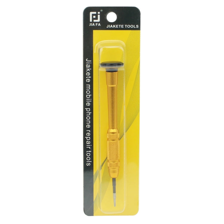 JIAFA JF-609-0.8 Pentalobe 0.8 Screwdriver for iPhone Charging Port Screws(Gold) - Repair & Spare Parts by JIAFA | Online Shopping UK | buy2fix