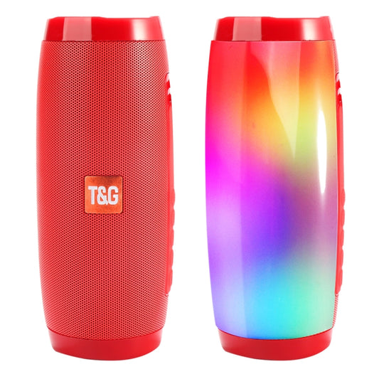 T&G TG157 Bluetooth 4.2 Mini Portable Wireless Bluetooth Speaker with Melody Colorful Lights(Red) - Mini Speaker by T&G | Online Shopping UK | buy2fix