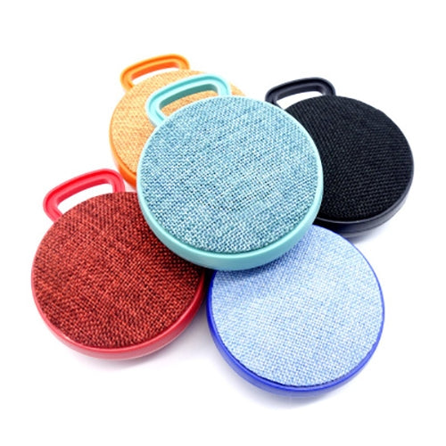 A01L Cloth Texture Round Portable Mini Bluetooth Speaker, Support Hands-free Call & TF Card(Green) - Mini Speaker by buy2fix | Online Shopping UK | buy2fix