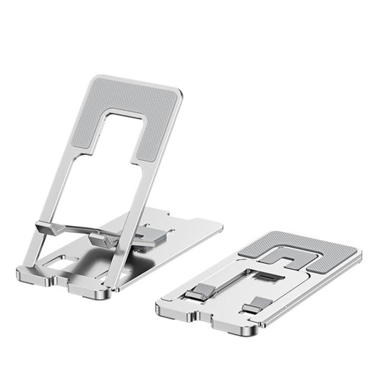 LK022 Portable Foldable Desktop Phone Holder (Silver) - Desktop Holder by buy2fix | Online Shopping UK | buy2fix