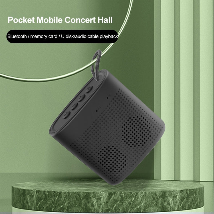 EBS-037 Portable Outdoor Card Mini Wireless Bluetooth Speaker(Black) - Mini Speaker by buy2fix | Online Shopping UK | buy2fix