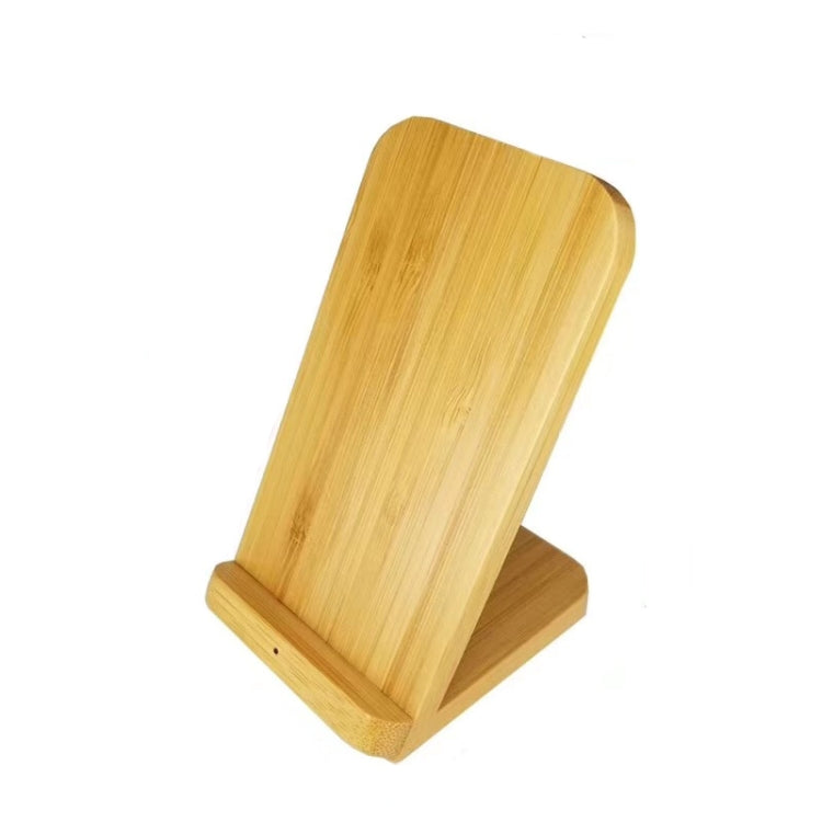Vertical Bamboo Wireless Charger for QI Phone - Apple Accessories by buy2fix | Online Shopping UK | buy2fix