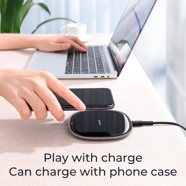 JOYROOM JR-A23 15W Square Mobile Phone Wireless Charger (Black) - Apple Accessories by JOYROOM | Online Shopping UK | buy2fix