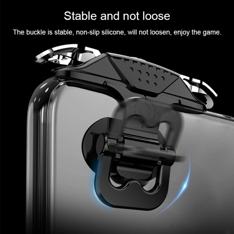 Mini Eating Chicken Mobile Phone Trigger Shooting Controller Handle Auxiliary Button (Black) - Handle Shooter by buy2fix | Online Shopping UK | buy2fix