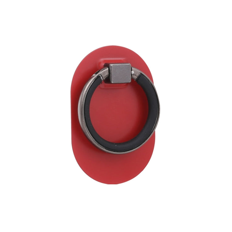 Universal Phone Adhesive Metal Plate 360 Degree Rotation Stand Finger Grip Ring Holder(Red) - Ring Holder by buy2fix | Online Shopping UK | buy2fix