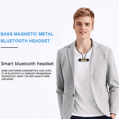 XT11 Magnetic In-Ear Wireless Bluetooth V4.2 Earphones(Tarnish) - Neck-mounted Earphone by buy2fix | Online Shopping UK | buy2fix