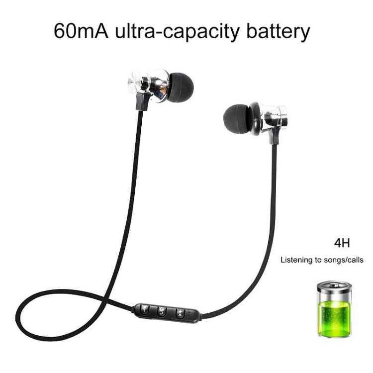 XT11 Magnetic In-Ear Wireless Bluetooth V4.2 Earphones(Silver) - Apple Accessories by buy2fix | Online Shopping UK | buy2fix