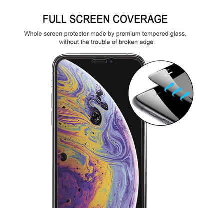 For IPhone X/XS 9H 10D Full Screen Tempered Glass Screen Protector - Apple Accessories by buy2fix | Online Shopping UK | buy2fix