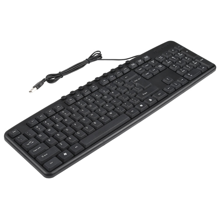 KB-8377 USB Wired Keyboard Mouse Set (Black) -  by buy2fix | Online Shopping UK | buy2fix