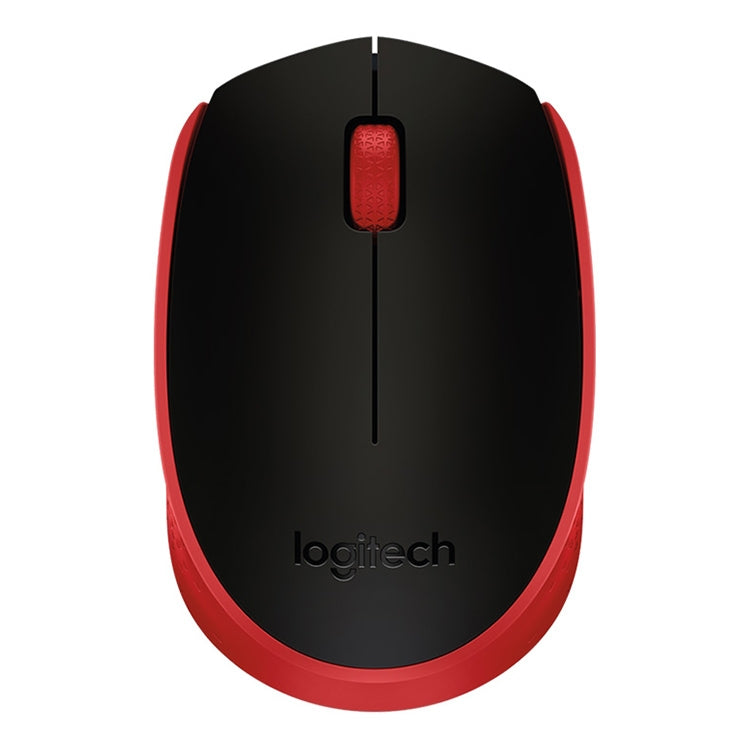 Logitech M171 1000DPI USB Wireless Mouse with 2.4G Receiver (Red) - Wireless Mice by Logitech | Online Shopping UK | buy2fix