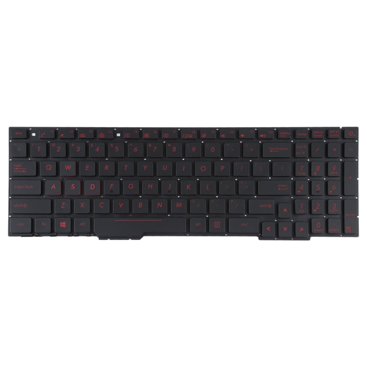 For Asus GL553VW ZX53V FX53VD ZX553 FX753 GL753 US Version Keyboard with Backlight - Computer & Networking by buy2fix | Online Shopping UK | buy2fix