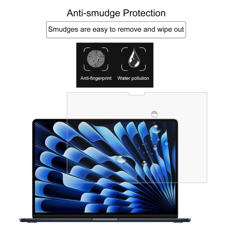 For MacBook Air 15.3 inch A2941 2023 0.26mm 9H Surface Hardness Explosion-proof Tempered Glass Film - Screen Protectors by buy2fix | Online Shopping UK | buy2fix